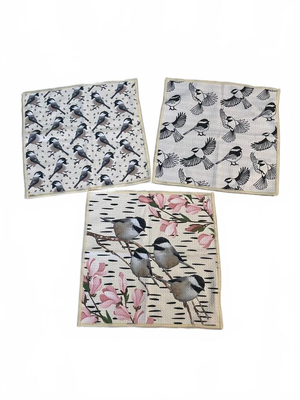 buzzee Bird Print Cloth Napkin Set